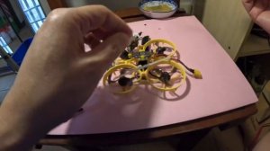 Mobula 8 (black) Meteor 75 (yellow) Mobula 7 (gray) my 2nd FPV series using TBS Tango II RC