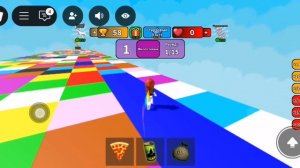 Играю в бег из цветных блоков в роблокс🧸