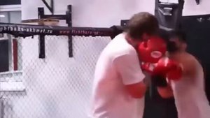 Александр Емельяненко в Ахмате.Спарринги
