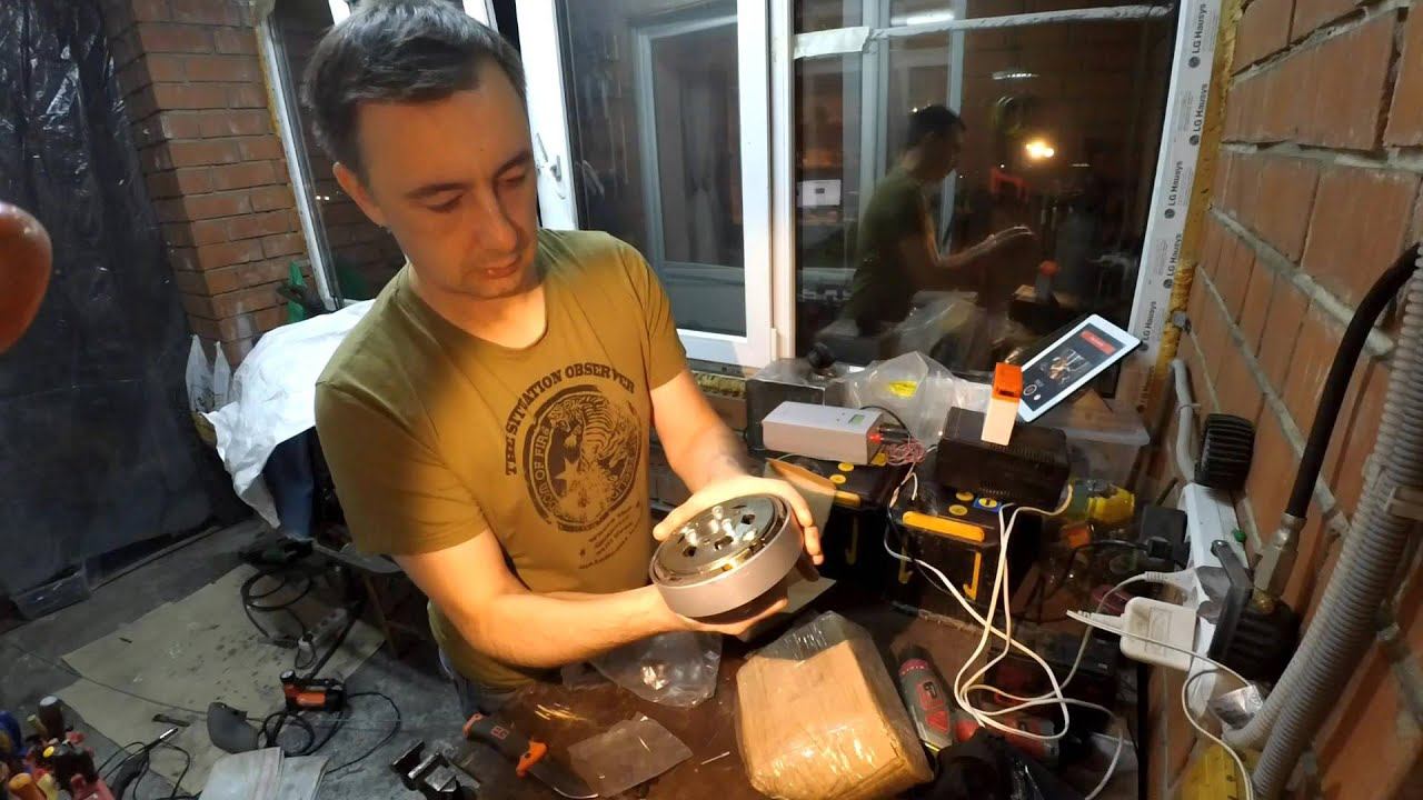 Распаковка посылки из Техномастера. Центробежное сцепление.