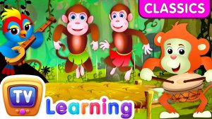 📹 Five Little Monkeys Jumping on the Bed - The Smart Monkeys - Kids Songs - ChuChu TV Classics ➥