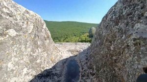 Пещерный город Эски-Кермен. Храм Судилище. Храм Трех Всадников. Крым 2024.