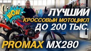 Это беспредел! За такие деньги -такое😳 Лучший кроссовый мотоцикл до 200тыс. - PROMAX MX280!