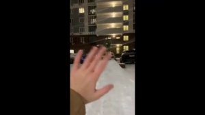 Булат скатывается с горки