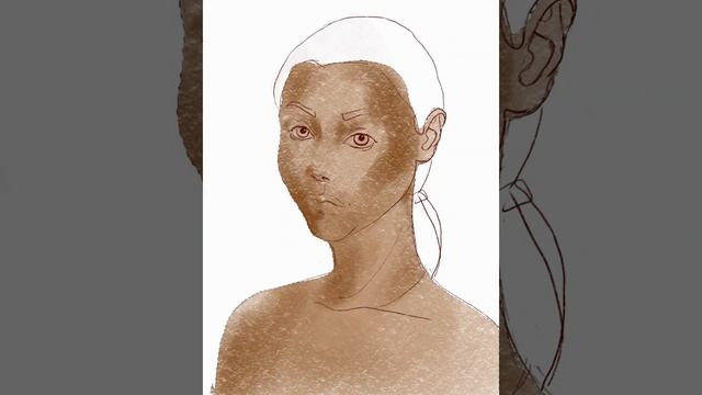 Рисуем правильно портрет в программе ibis Paint! смотреть онлайн