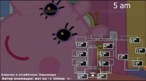 озвучка на 5 ночей с свинкой пеппеой