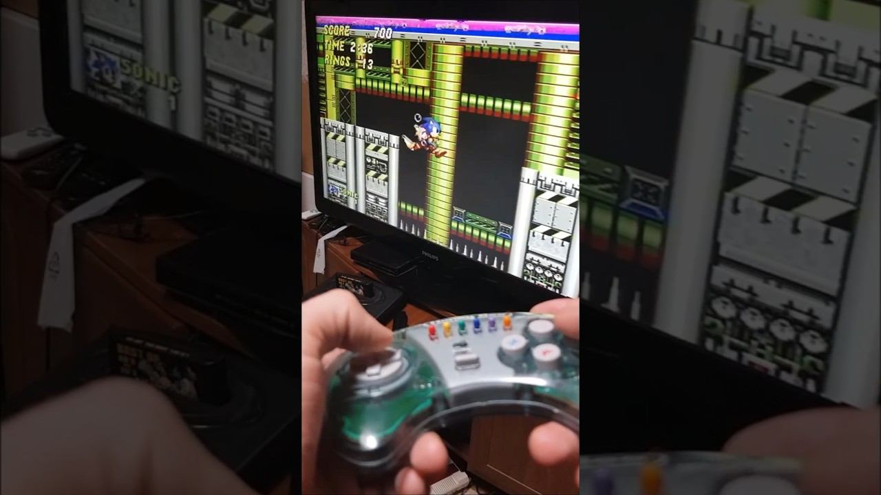 255 жизней для Соника в воде #shorts #dendy #денди #nes #sega #16bit #glitch #денди #8bit смотреть онлайн