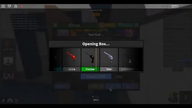 Unboxing Shark in Murder Mystery 2 Testing Server! смотреть онлайн