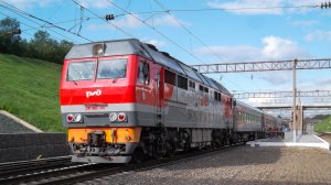 Тепловозы ТЭП70БС-261 и ТЭП70БС-188