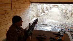 Сайга 9 с ДТКП ММ-2. Заводской дозвук патрон.