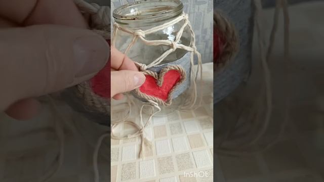 Декор стеклянных банок для сыпучих 😊