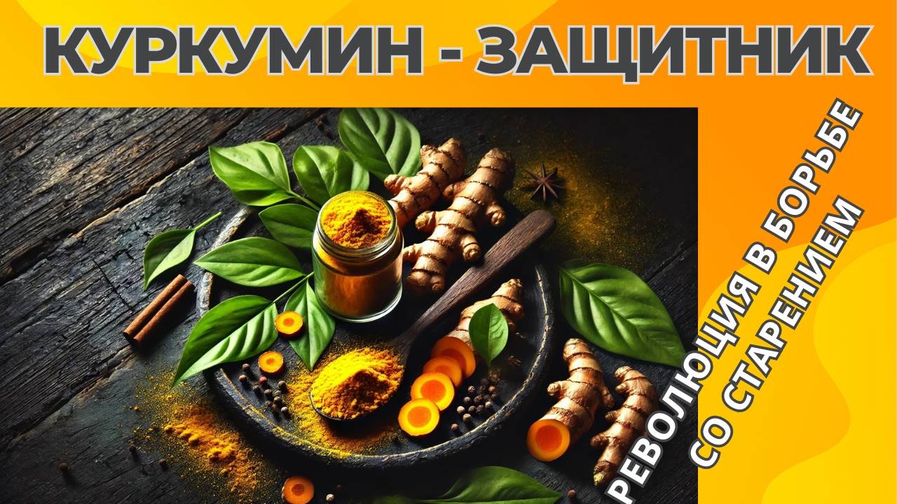 КУРКУМИН защитник | Революция в борьбе со старением
