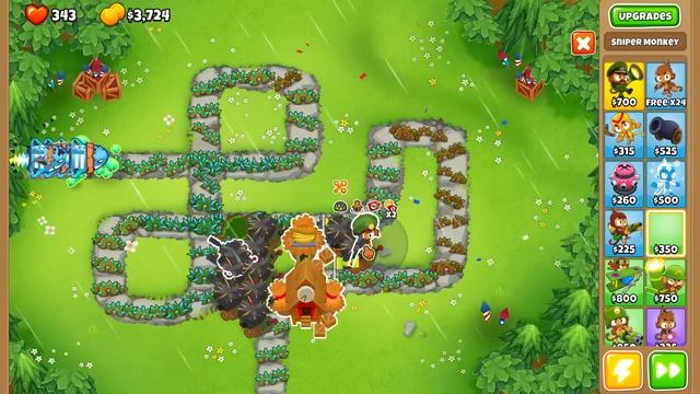 Bloonarius Normal | No Hero Achievement + No Monkey Knowledge | BTD6 Boss Tutorial смотреть онлайн