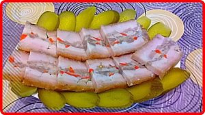 ДЕЛИКАТЕС ИЗ ТОНКОГО САЛА  попробовав его, колбасы вам больше не захочется