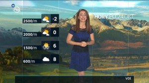 Lenka Vavrinčíková Slovakia Weather Presenter 23 10 2016