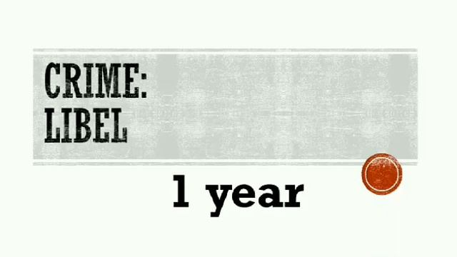 ART. 90 PRESCRIPTION OF CRIMES (RPC) смотреть онлайн