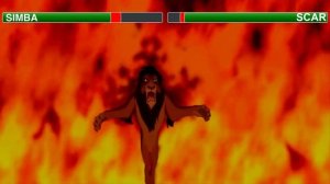 Simba vs. Scar With Healthbars | Lion King (1994)