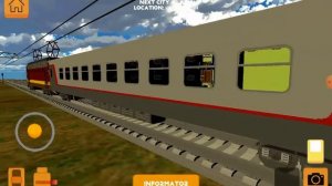 Электровоз чс4т с двумя пассажирскими вагонами