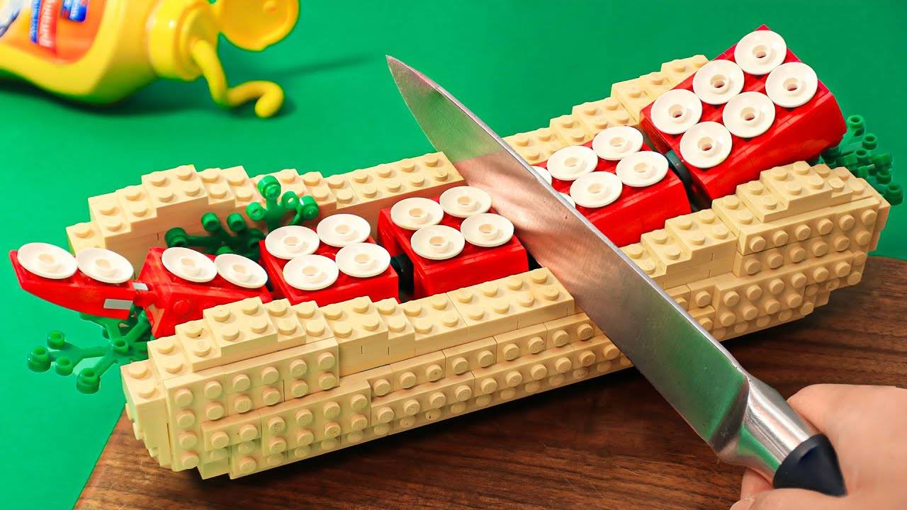 Мультики Лего. Я готовлю самый злой LEGO ОСЬМИНОГ ХОТ-ДОГ в мире. Смотреть онлайн