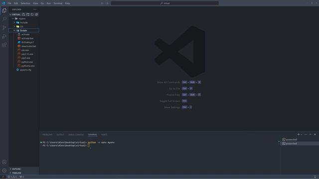 Как создать виртуальное окружение на Python в VSCode / Virtual environment in Python in VSCode
