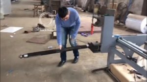 Консольное крепление валов бобинорезальной машины DFJ C