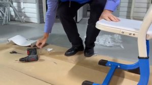 Сборка стул ученический модель SMARTY компании TROYA.