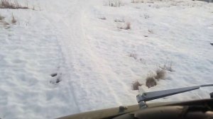 УАЗ 3303 вездеход. Покатушки. Снег растаял.