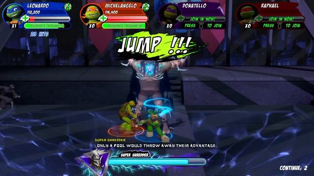 Teenage Mutant Ninja Turtles Arcade: Wrath of the Mutants_ps4.2024. смотреть онлайн