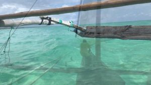 Sailing with traditional Zanzibar wooden trimaran - 4K HDR