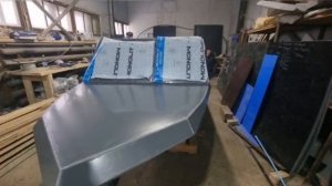 Лодка ПНД из листа полиэтилена толщиной 8мм под мотор 30л.с.