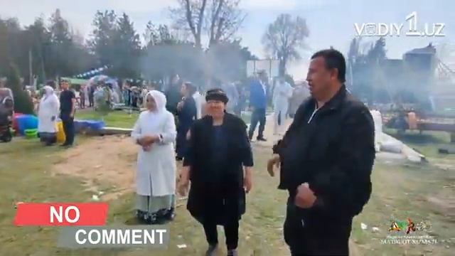 8 tonna sumalak pishirilmoqda ...