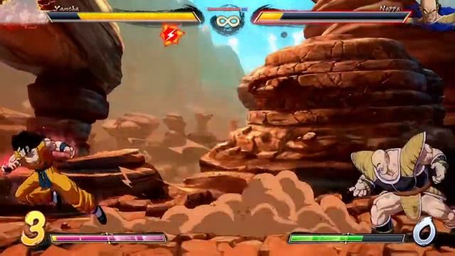 DRAGON BALL FighterZ_Yamcha vs Nappa Dramatic Finish (IA 100) смотреть онлайн