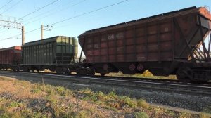 Поезда на станции Цветочная [СПБ]. Очередь в сторону Волковской. Путиловская жд линия