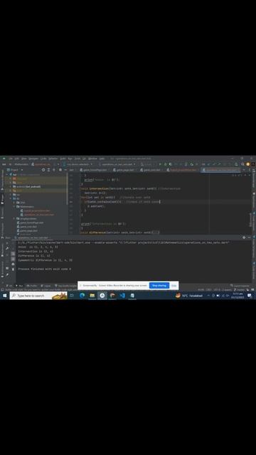 Mastering Set Operations in Dart | Hands-On Programming Tutorial #dart #challenge #problemsolving