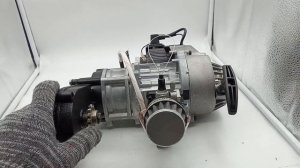 Двигатель для детского квадроцикла | миникросса 49сс 2т электростартер, редуктор 701