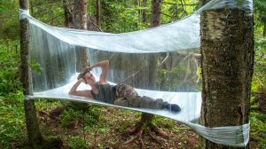 Удивительная палатка Bushcraft из полиэтиленовой пленки!