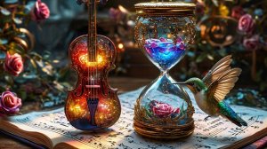 Время бежит, время летит... скрипка, короткая, мужской голос