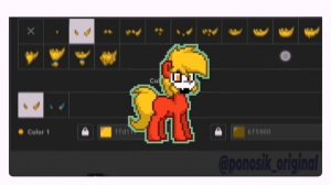 КАК СДЕЛАТЬ МАСКУ ЧЕРЕПА И ОЧКИ в пони Таун?•°.| тутор