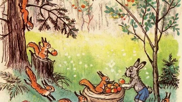 Мешок яблок. В.Г. Сутеев смотреть онлайн