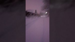 заснеженный Хабаровск