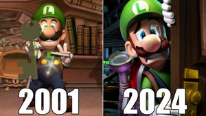 Эволюция серии игр Luigi's Mansion (2001-2024)