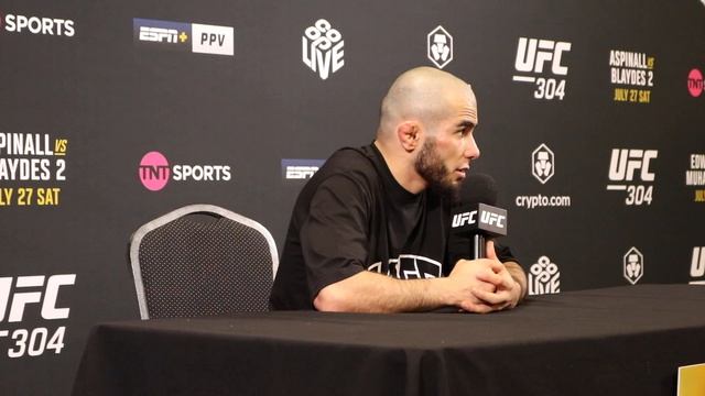 UFC 304 Post-fight Interview: Muhammad Mokaev was told "to stop shooting" if he wants to stay in UF