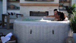 Надувная джакузи INTEX PureSpa Chevron Deluxe ; артикул 28446/28472 #intex #бассейн #джакузи