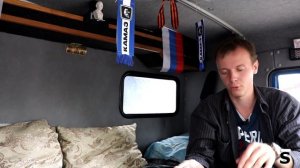 Музыка в КамАЗ. Полка своими руками.