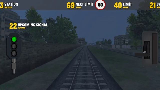 Mumbai local train simulator Emu shude via  dombivli station to Kalyan station 🚉
