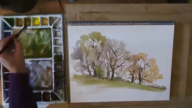 Painting Trees in Watercolour - Part II смотреть онлайн