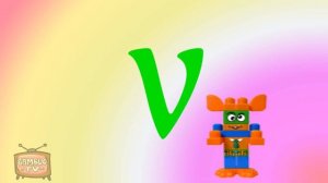 ABC Song for Kids Lego Mega Blocks Funny | Алфавит английский песенка