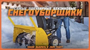 Самые популярные бензиновые снегоуборщики в 2025 году | Какой снегоуборщик купить?