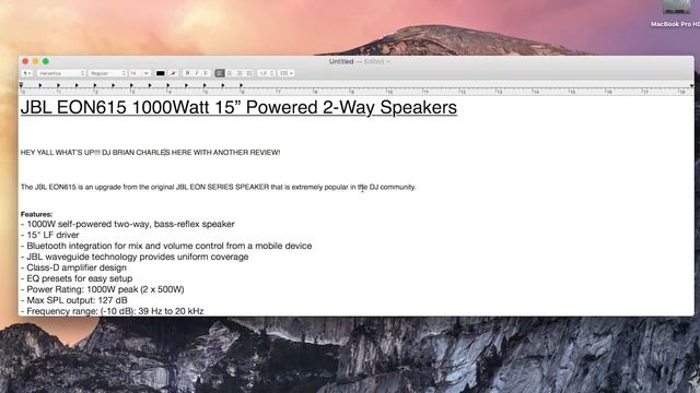 JBL EON615 Powered 2-way 15 inch Review Test & How To Afford смотреть онлайн