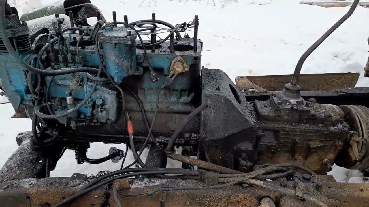 Начало ремонта ГАЗ 53 дизель самосвал полный привод. Ссылка на предыдущее видео в описании.